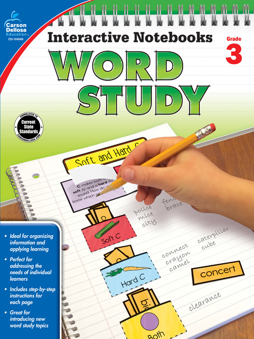 Title details for Interactive Notebooks Word Study, Grade 3 by Carson Dellosa Education - Available